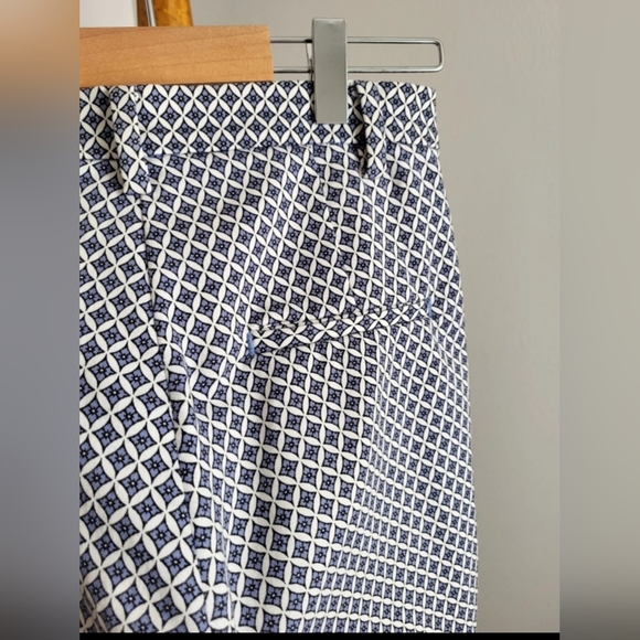 H&M Ladies Navy Blue & White Ankle Pant | Size 2 - Picture 5 of 10